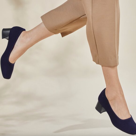 Vivaia Square-Toe Chunky Heels - Picture 1 of 7